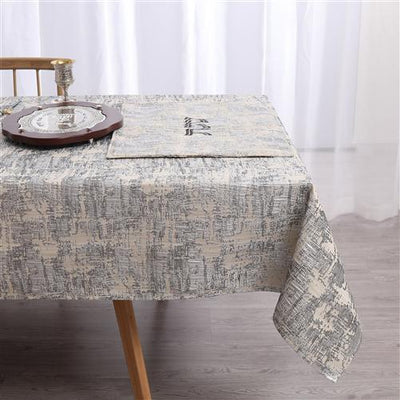 Silver Pattern Tablecloth Collection - Set With Style