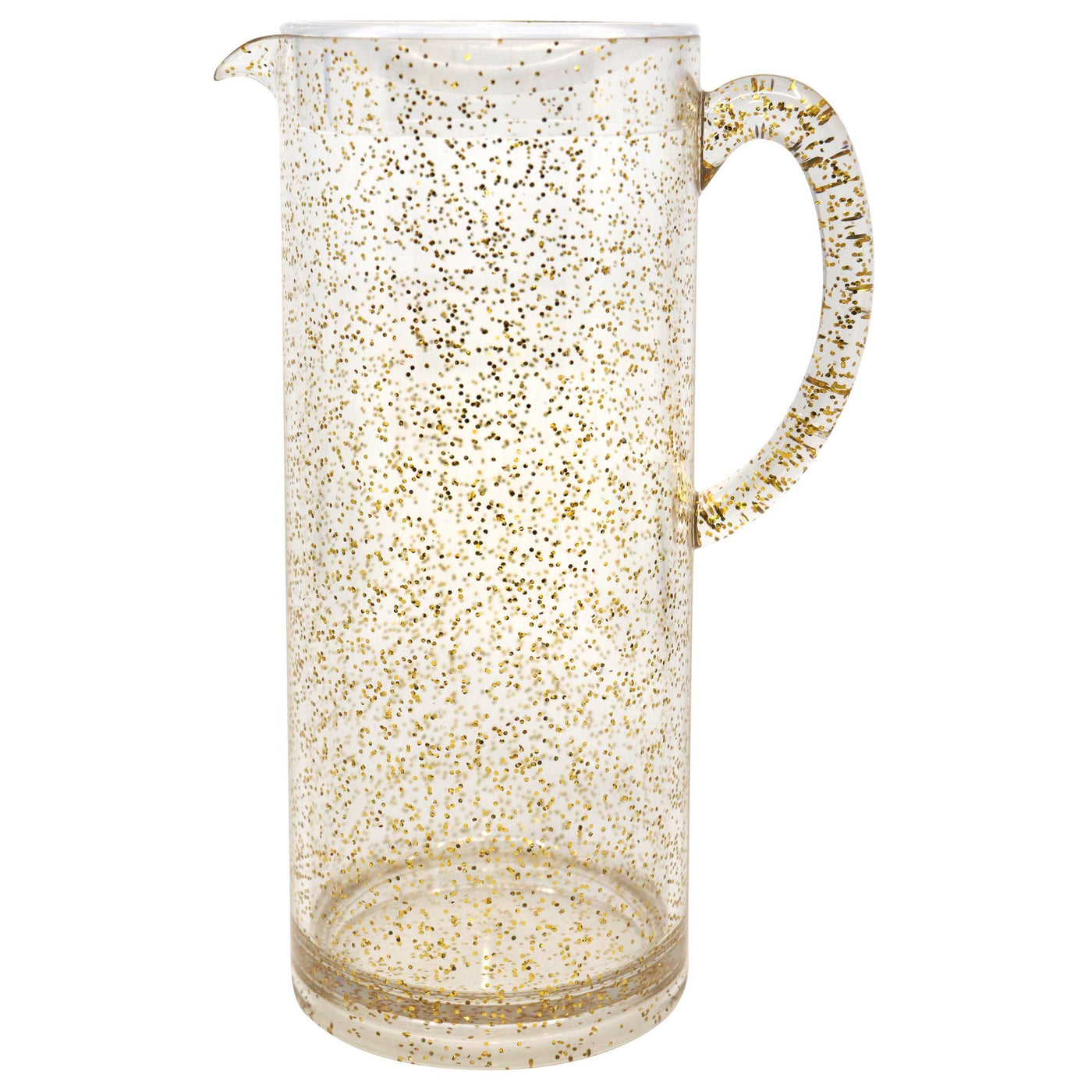 Acrylic Pitcher With Gold Glitter (60 oz) - Set With Style