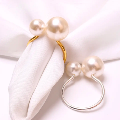 Pearl Ring - Set of 4 - Set With Style