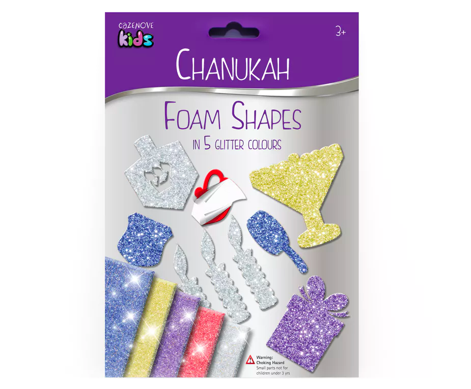 Chanukah Foam Shapes - Set With Style