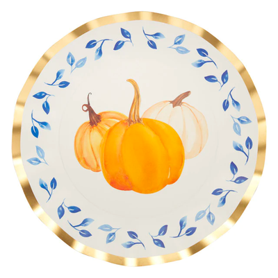 Harvest Blue Paper Dinnerware Collection