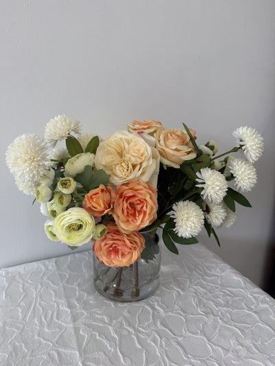Spring Radiance Bouquet Faux Floral Arrangement