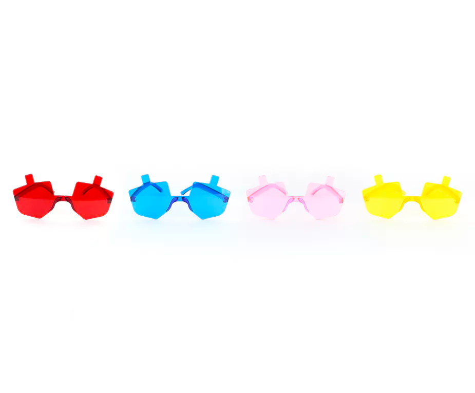 Dreidel Glasses (1 Count)