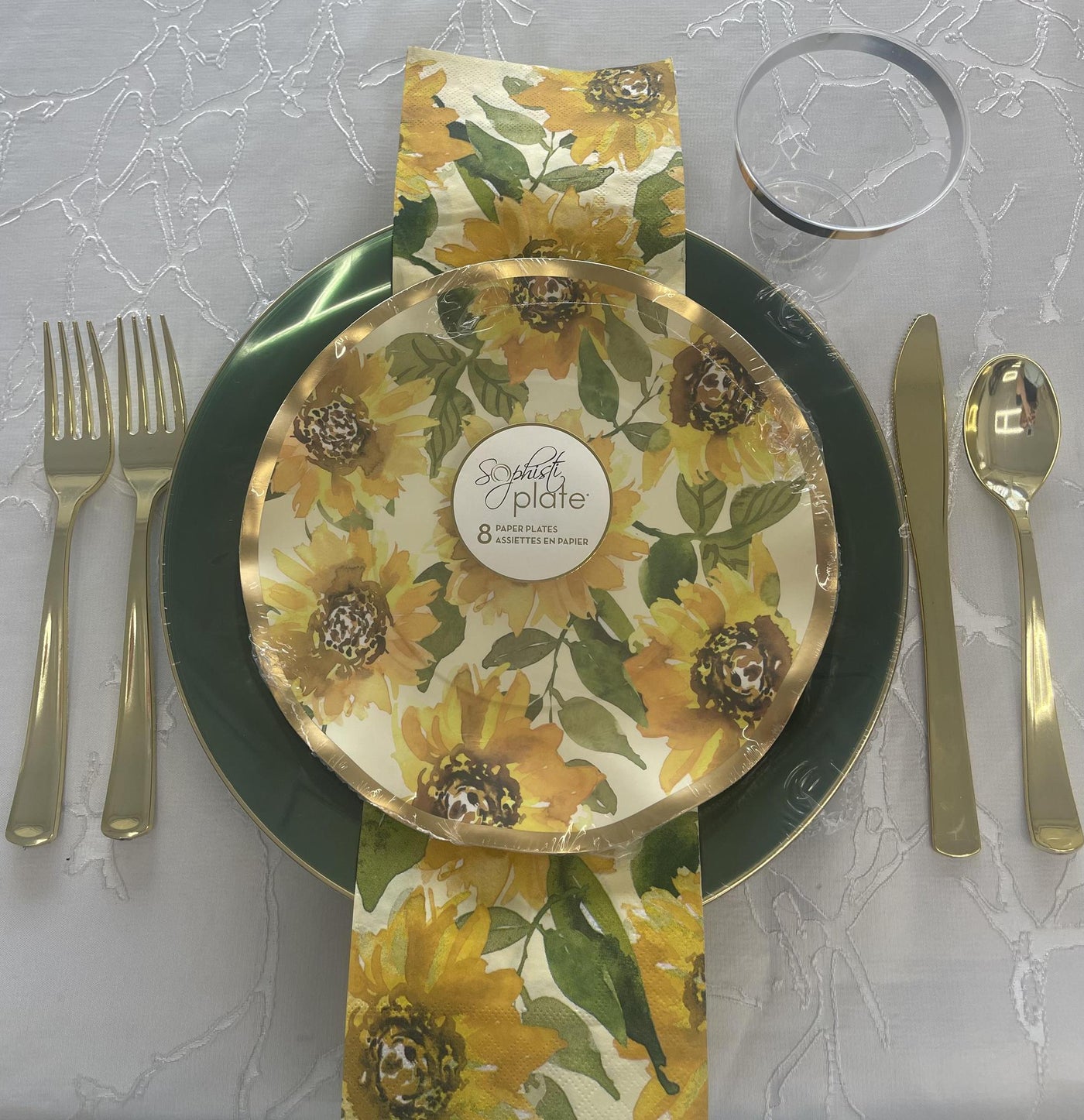 Sunburst Sunflower Table Package (Service For 16)