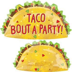 33" Jumbo Taco Party Balloon (1 Count) - Set With Style