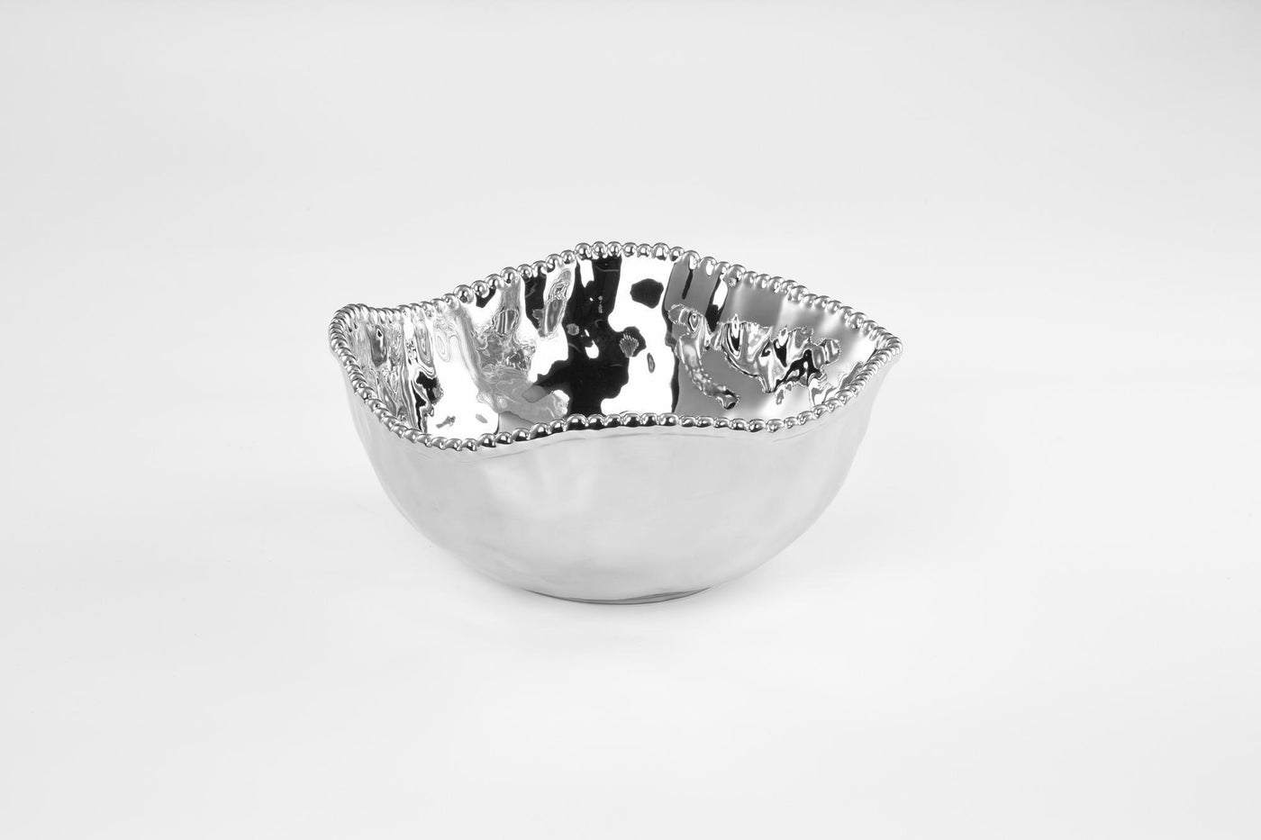 Silver Large Salad Bowl (1 Count)