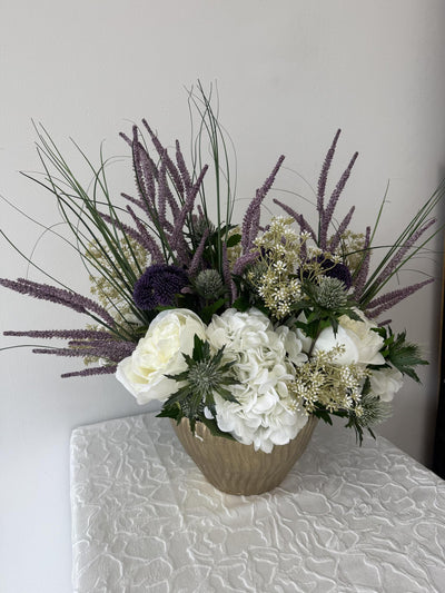 Royal Garden Luxe Faux Floral Arrangement