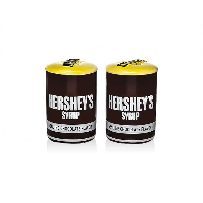 Hershey Syrup Salt And Pepper Shakers (1 Count) - Set With Style