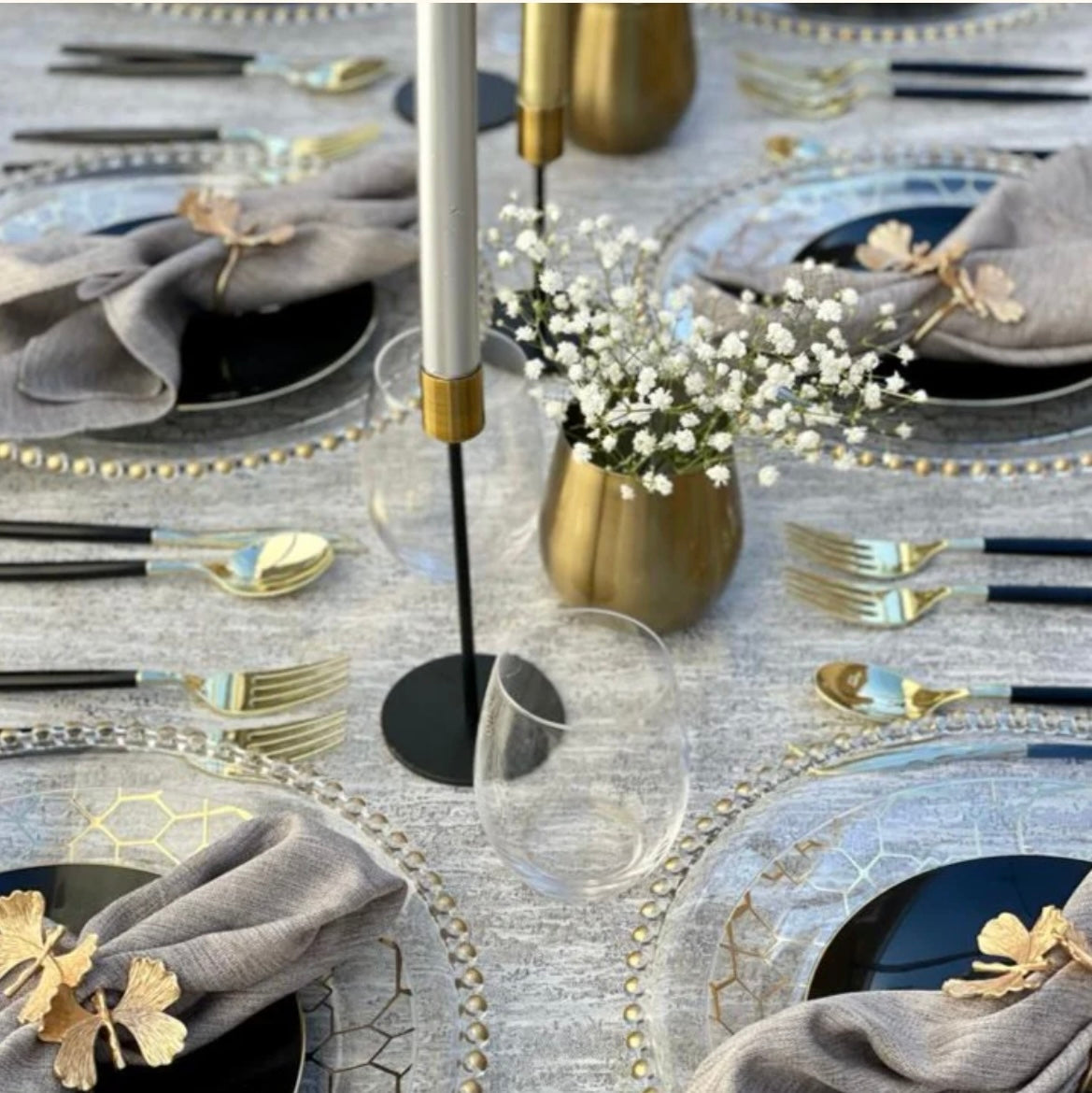 Gold Champagne Tablecloth