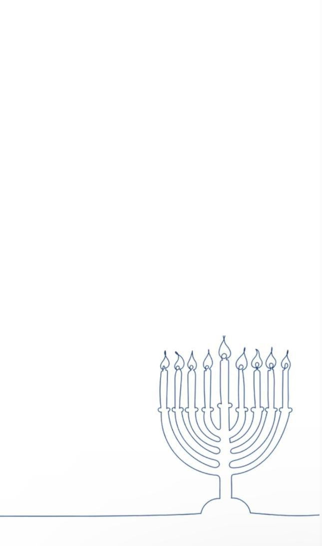 Hand Drawn Menorah Linen Like Guest Towel (16 Count)