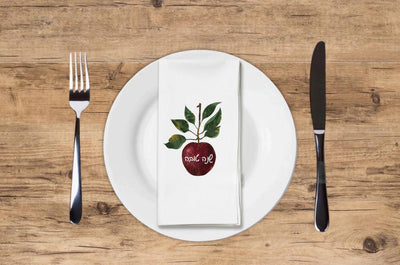 Shana Tova Apple Linen Like Guest Towel (16 Count)