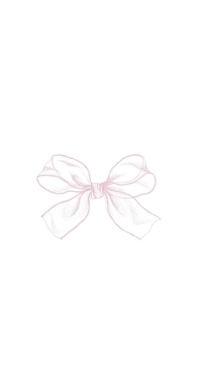 Mesh Bow Pink Linen Like Guest Towel (16 Count)