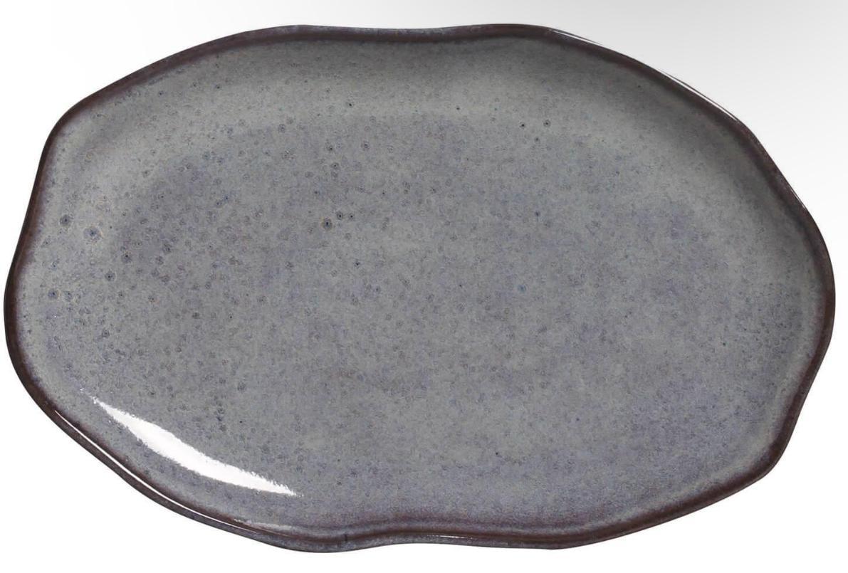 Tourmaline Bio Stoneware Shallow Oval Platter (1 Count)