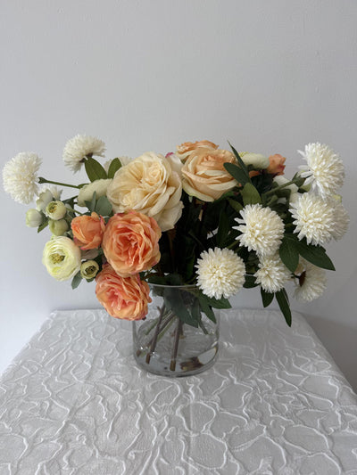 Spring Radiance Bouquet Faux Floral Arrangement