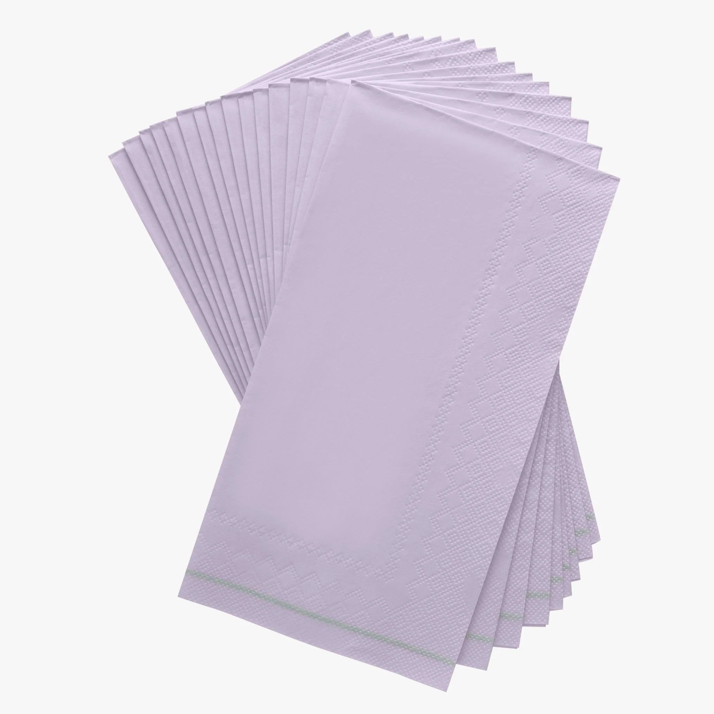 Lavender with Silver Stripe Guest Towel (16ct)