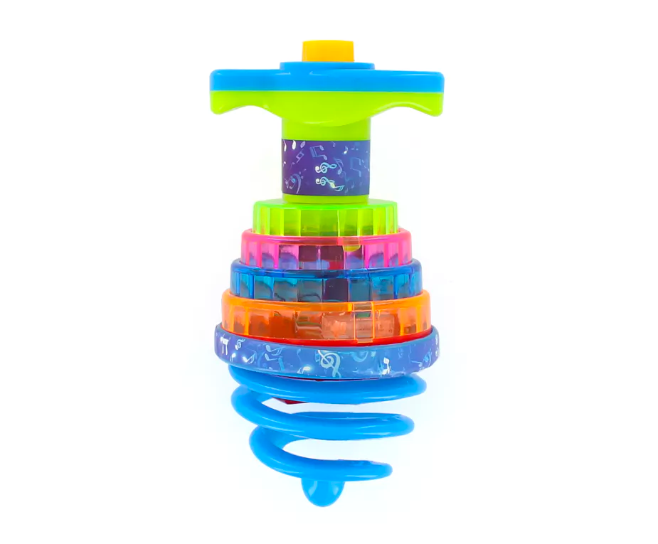 Musical Light Up Spinning Dreidel (1 Count)