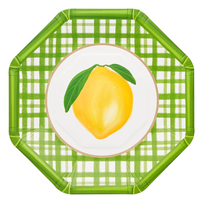 Lemon and Stem Paper Plate Collection