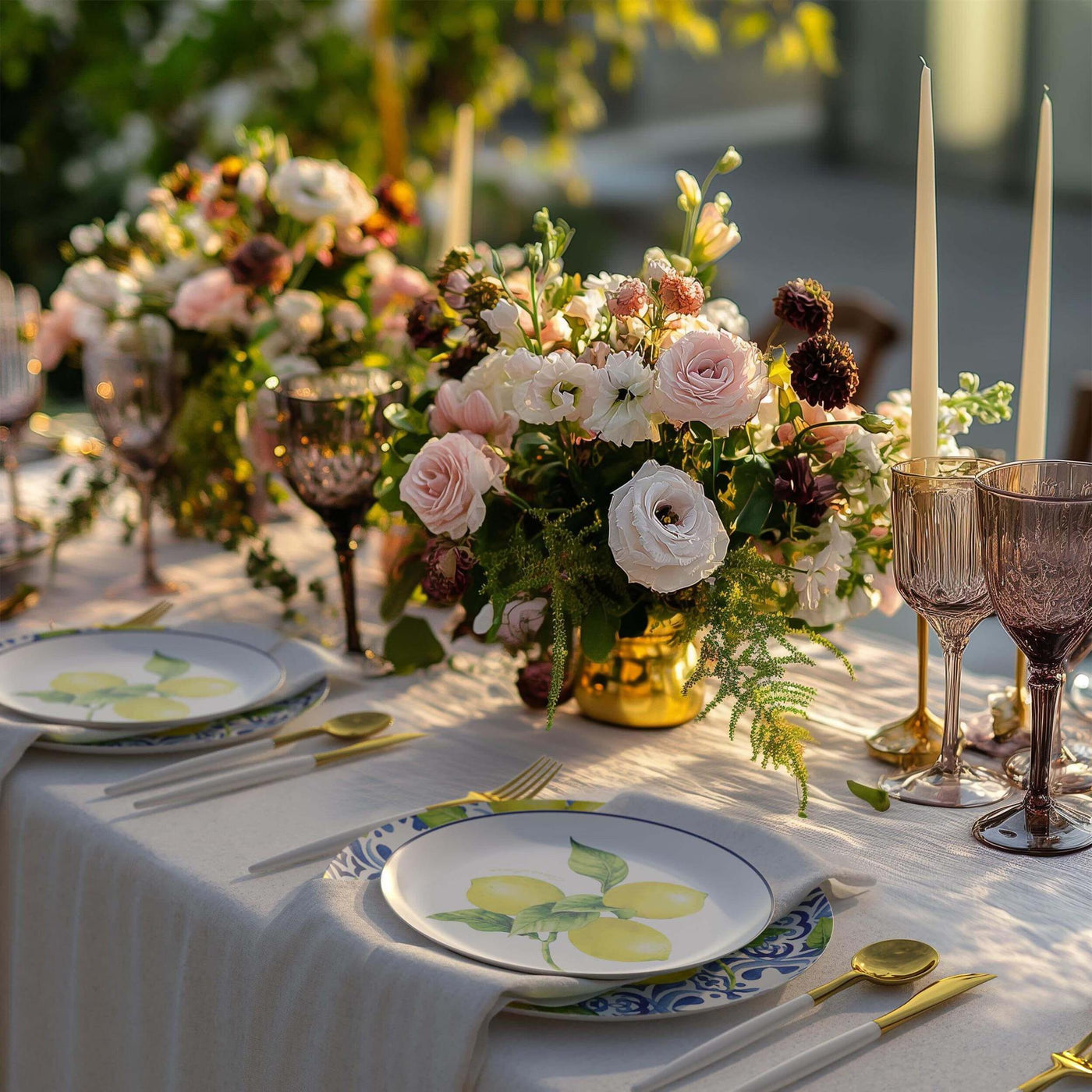 Earthtrends Tuscan Design Paper Plates