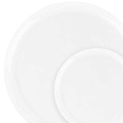 White Edge Dinner And Salad Combo Pack (Service For 10)