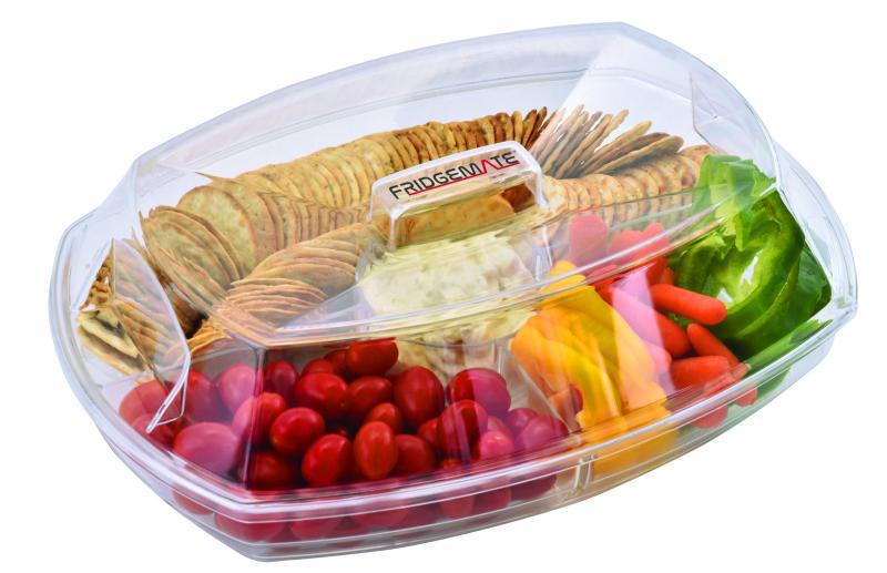 Flip-Lid Chilled Serving Platter (1 Count)