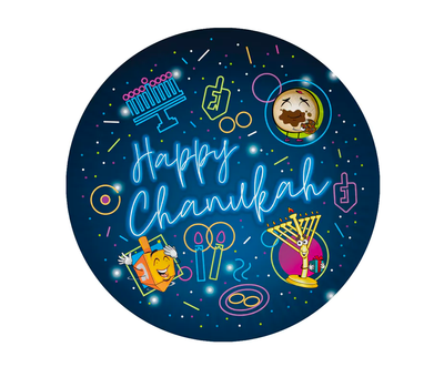 Glowing Chanukah Dinnerware Collection