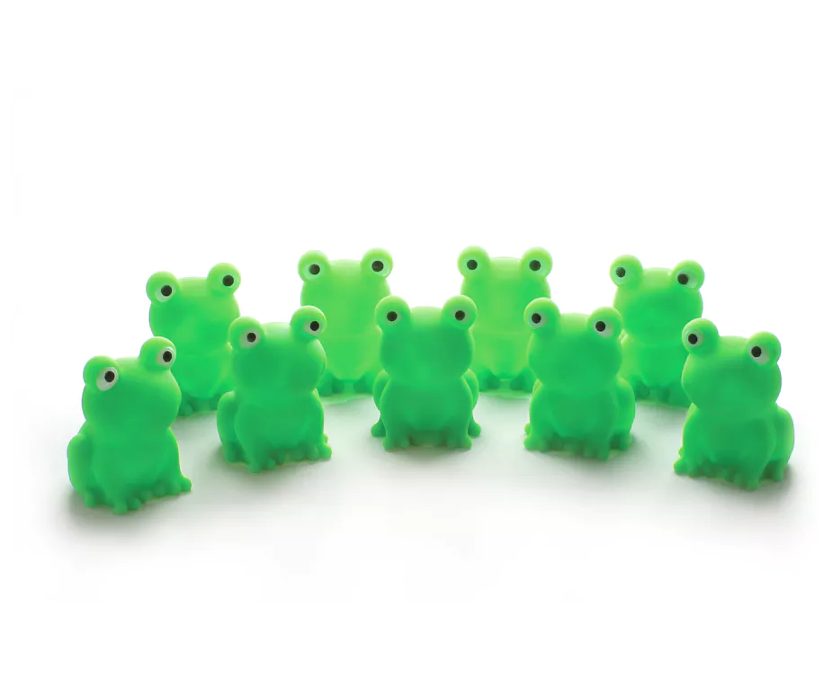 Squeaky Frogs (Pack of 9)