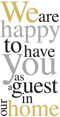 Happy To Have You Guest Towel (16 Count) - Set With Style