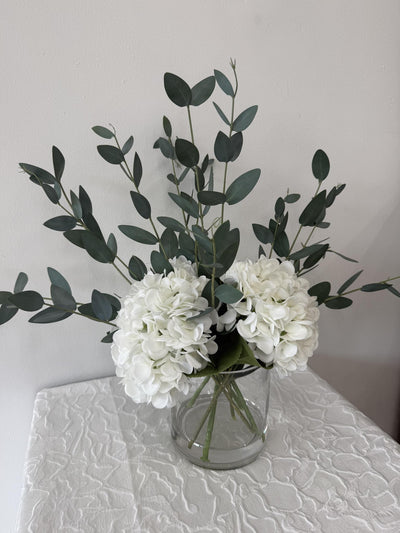 Hydrangea Haze Faux Floral Arrangement