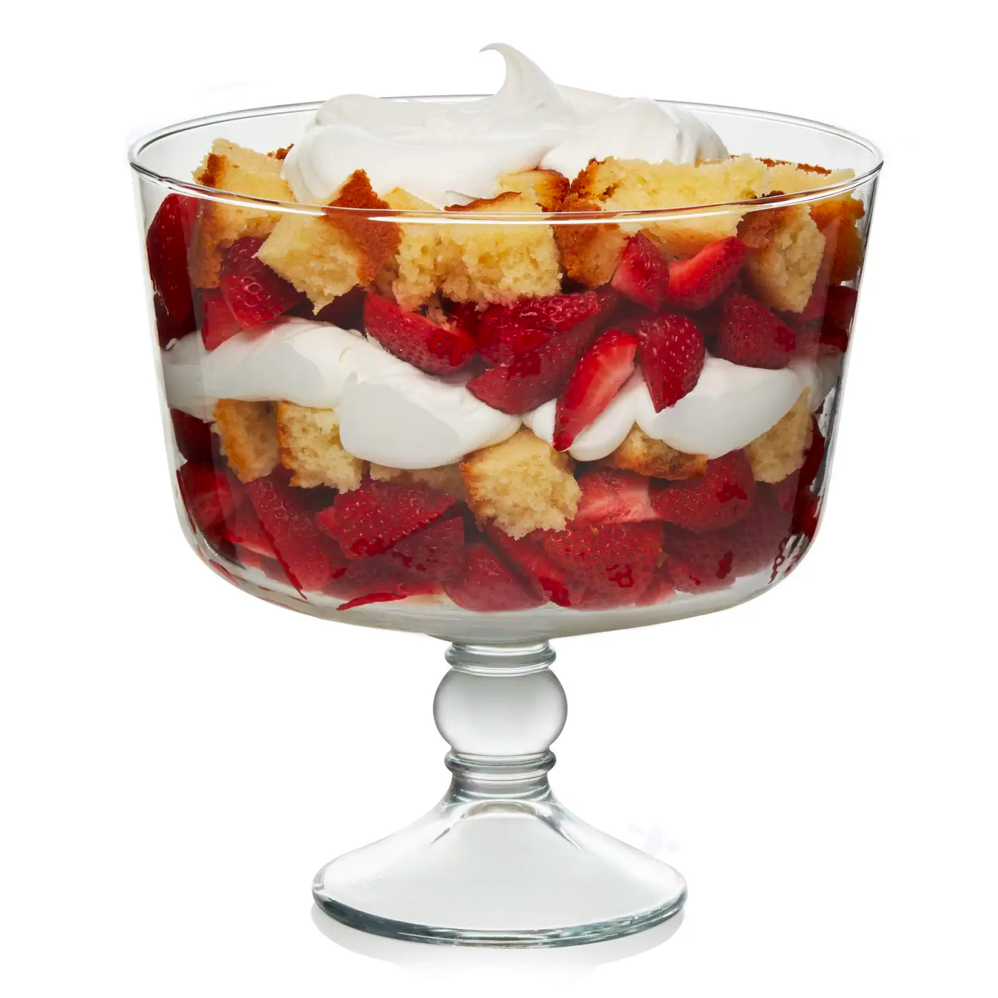 Libbey Selene Footed Glass Trifle Bowl, 9-inch (1 Count) - Set With Style
