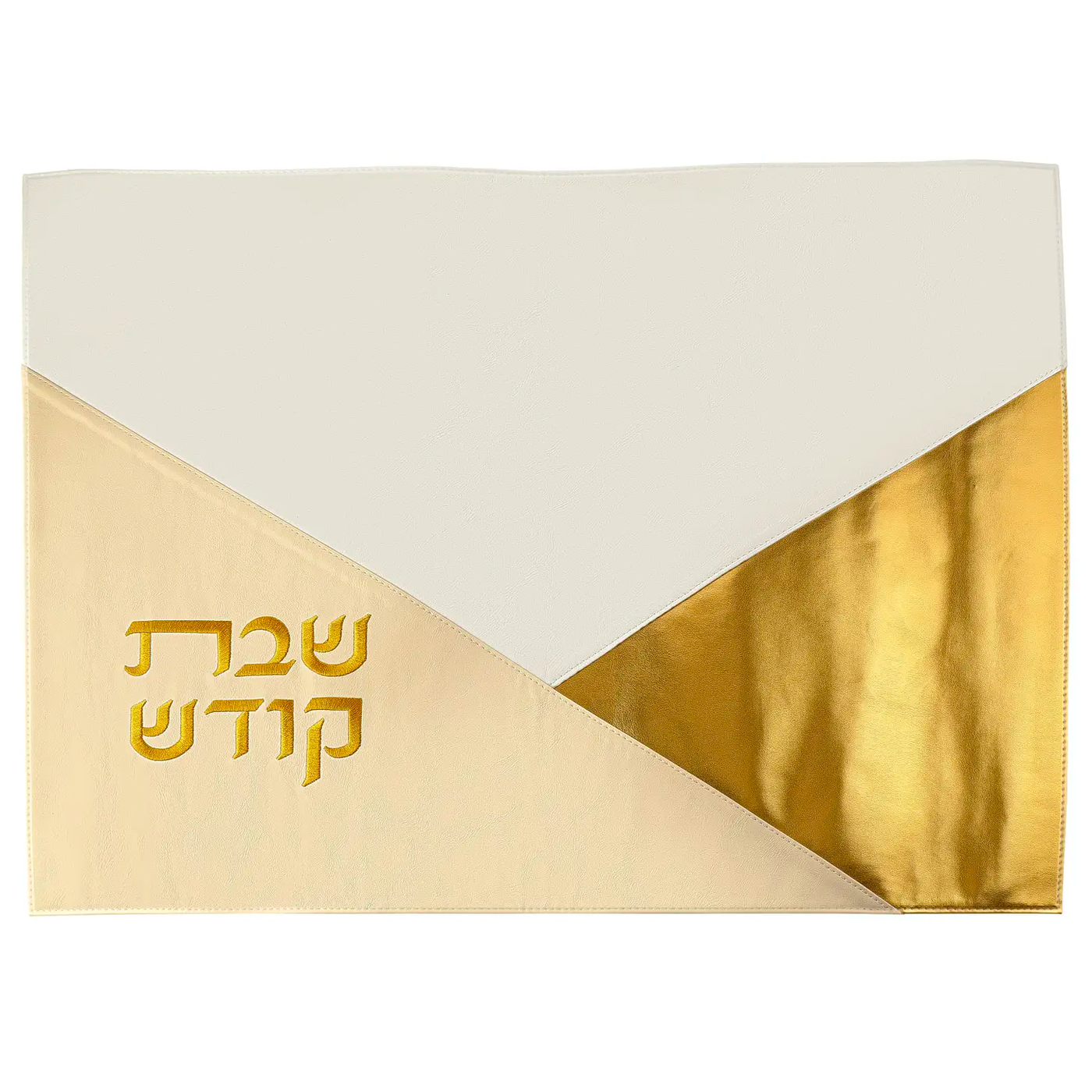 White And Gold Challah Cover (1 Count)