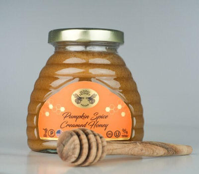 Pumpkin Spice Creamed Honey