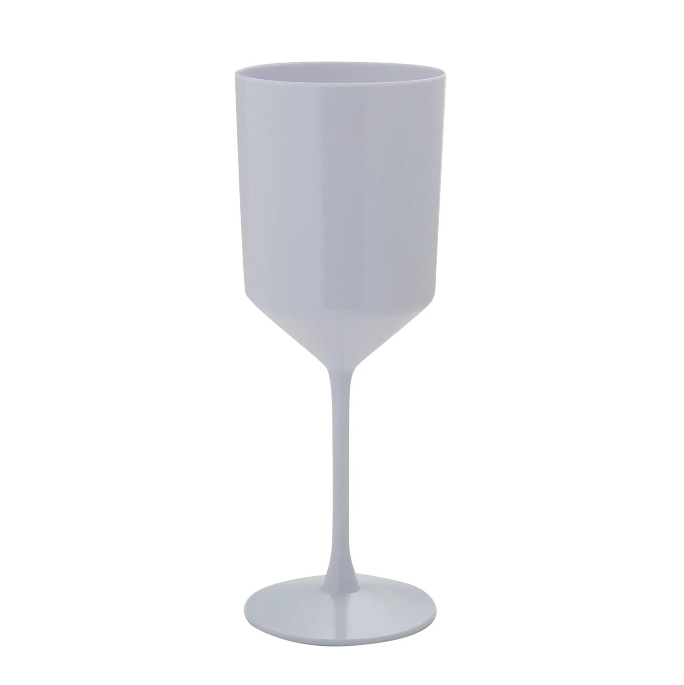 12 oz. Round White Plastic Wine Cups (4 Count) - Set With Style