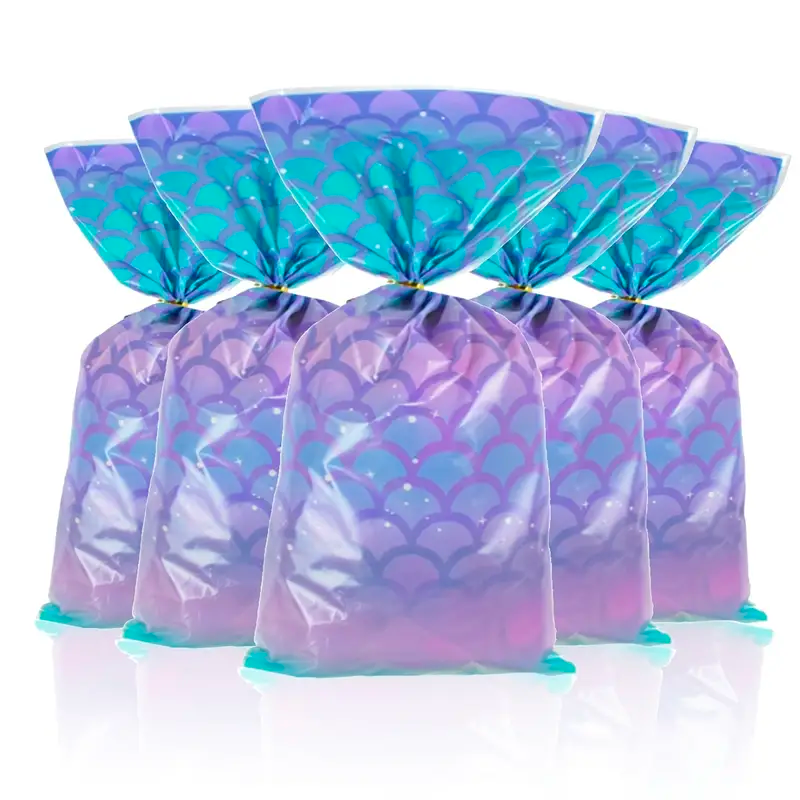 Mermaid Party Favor Bags (50 Count)