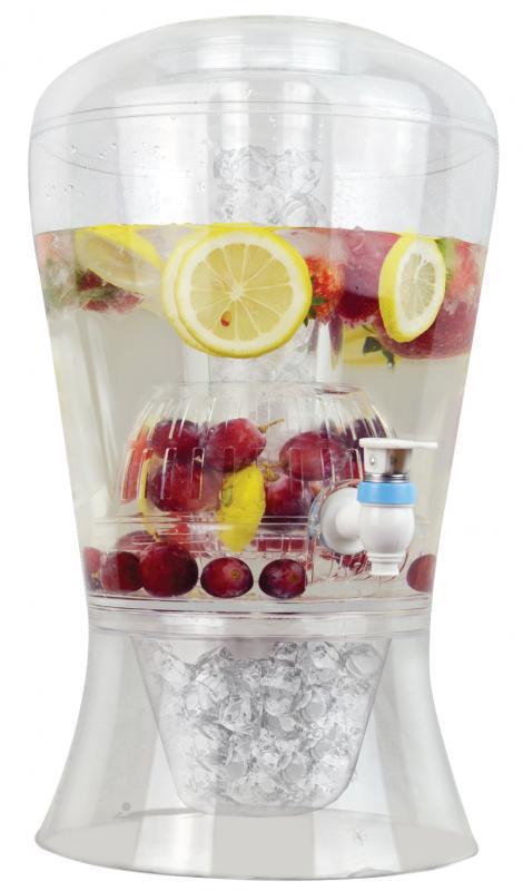 2 Gallon Chill & Infuse Beverage Dispenser (1 Count) - Set With Style