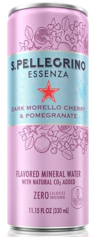 S.Pellegrino Essenza Dark Morello Cherry Pomegranate Flavored Mineral Water