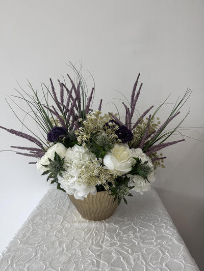Royal Garden Luxe Faux Floral Arrangement
