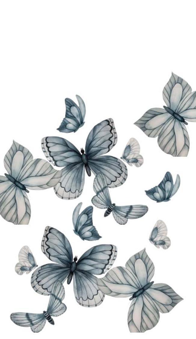 Monotone Butterflies Linen Like Guest Towel (16 Count)