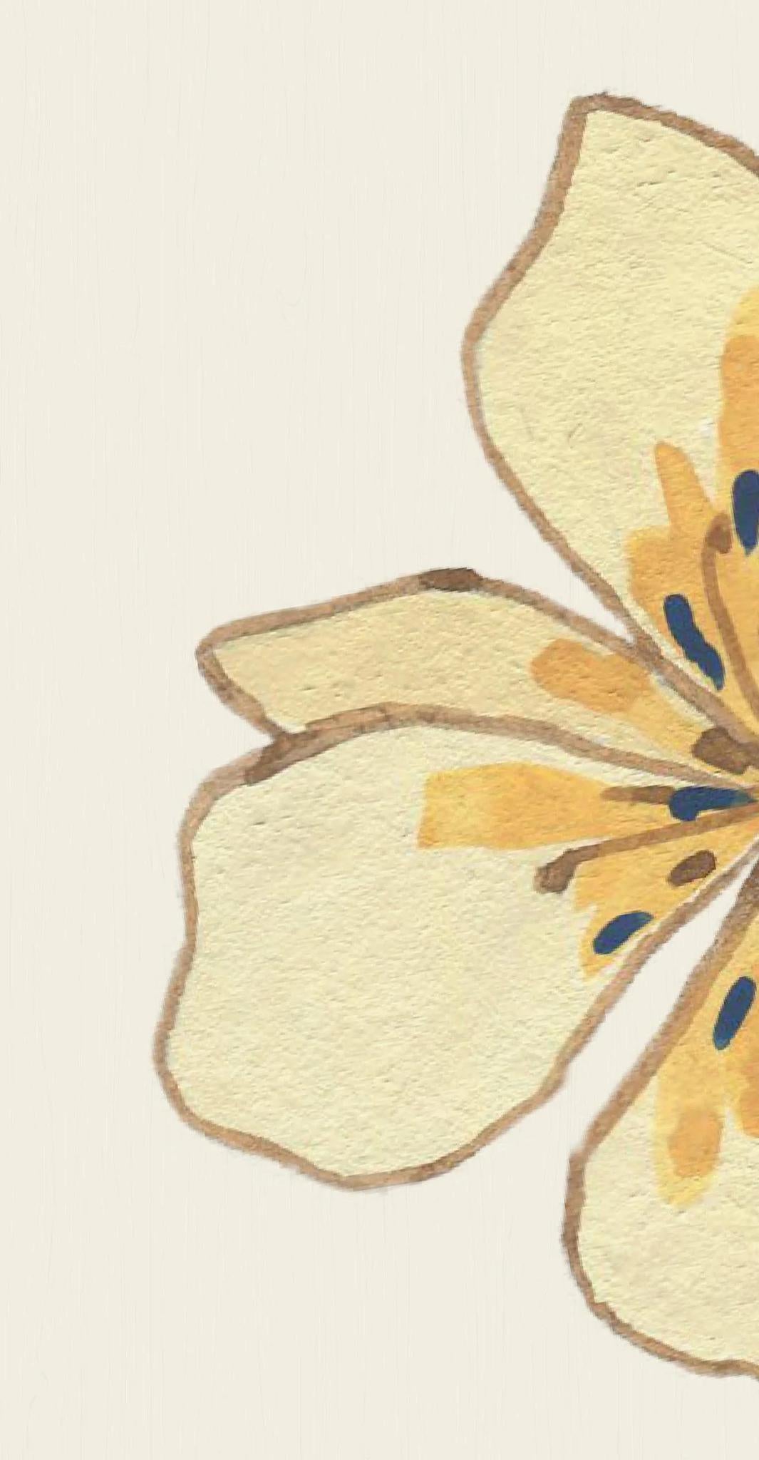 Paper Mache Flowers Linen Like Guest Towel (16 Count)