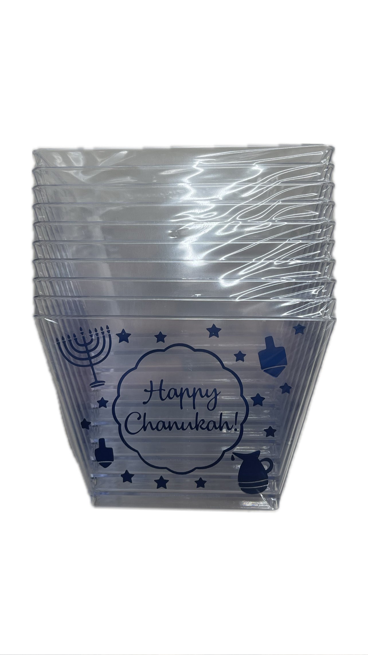 8oz. Chanukah Dip/Nut/Appetizer Bowl (10 Count)