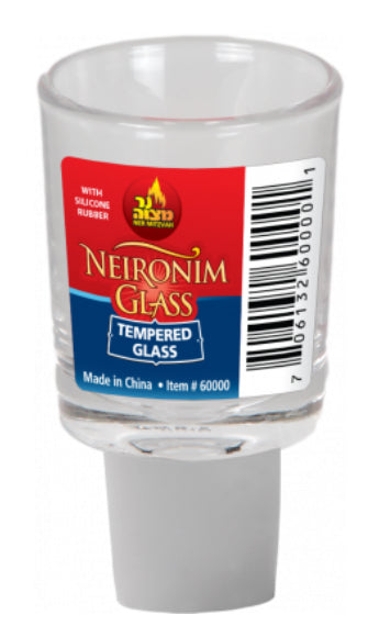 Neironim Votive Glass Cups With Safety Rubber (1 Count)