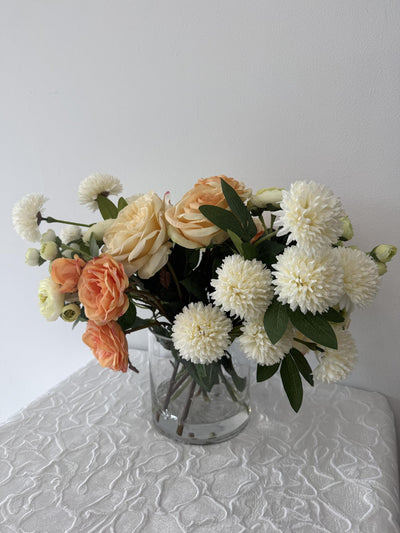 Spring Radiance Bouquet Faux Floral Arrangement