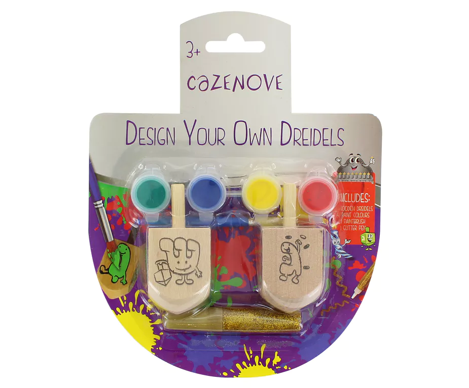 Pack of 2 Design Your Own Dreidels (1 Count)