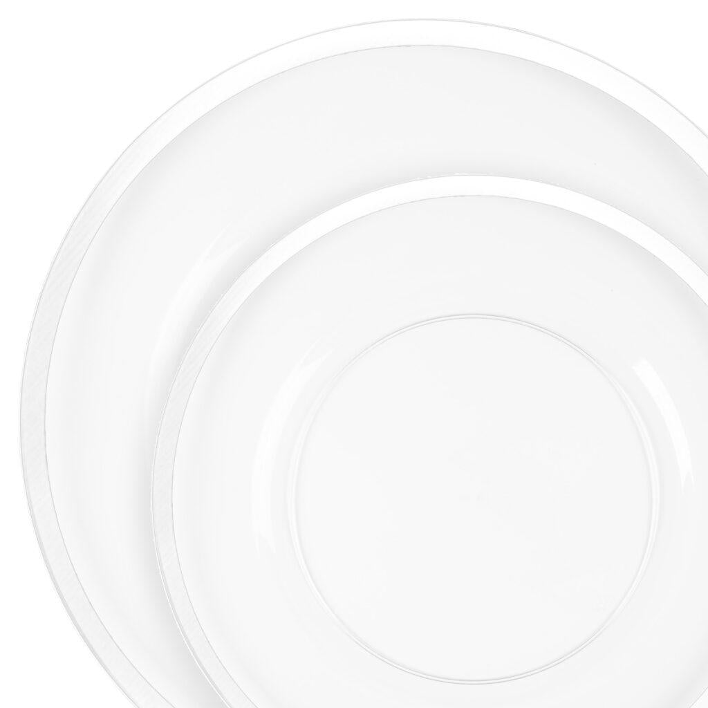 Contrast Clear With White Rim Combo Pack (Service For 16)