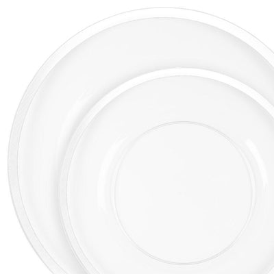 Contrast Clear With White Rim Combo Pack (Service For 16)