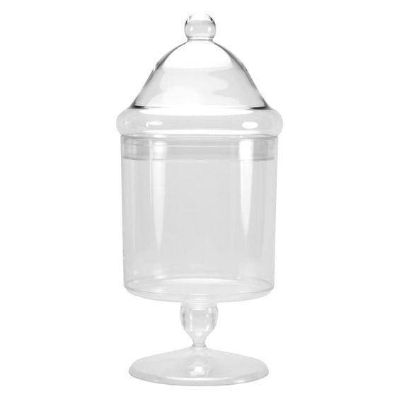 52oz Large Apothecary Jar with Lid - Clear