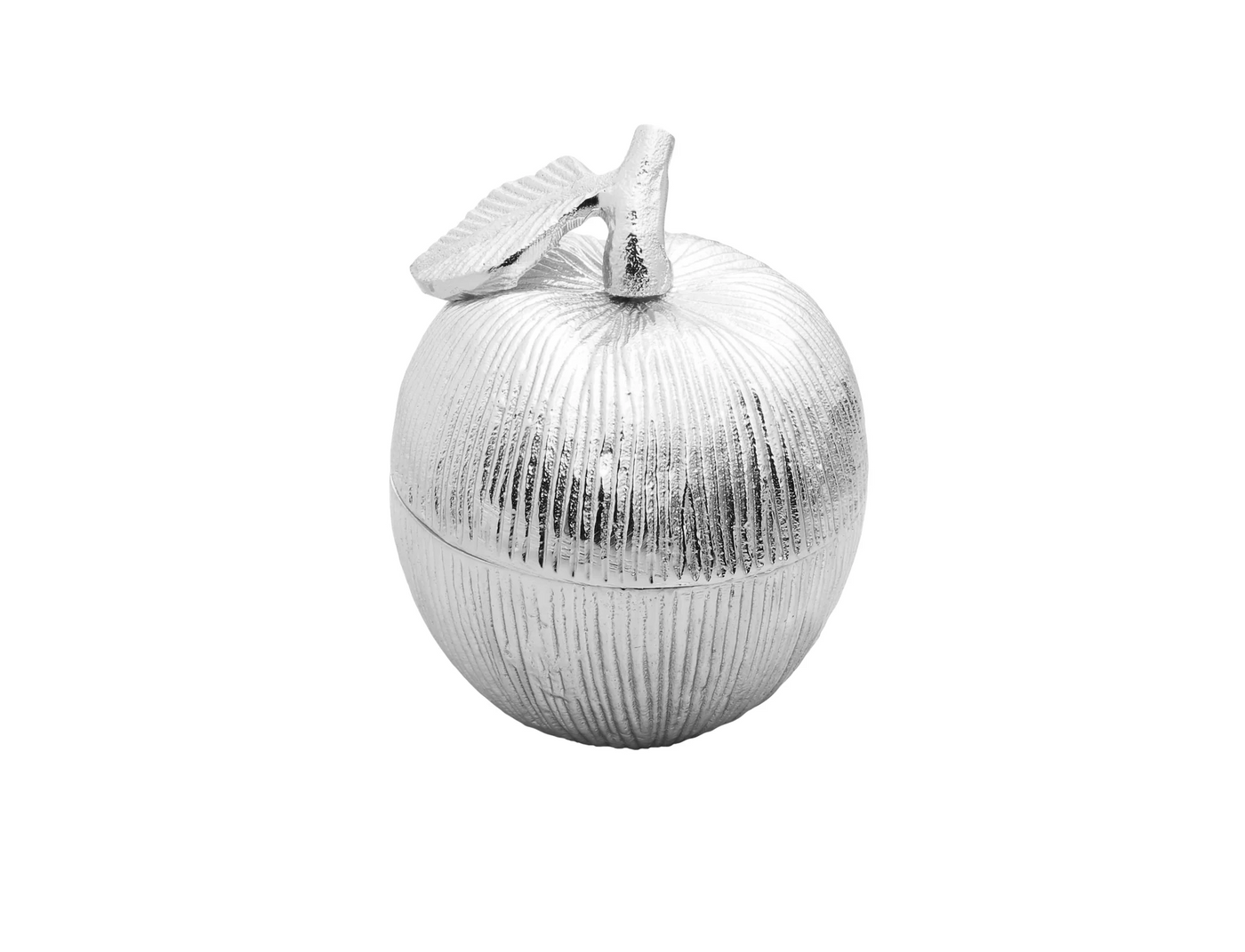 Silver Apple Shaped Honey Jar with Spoon (1 Count)