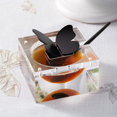 Luxe Honey Dish | Black Butterfly Knob