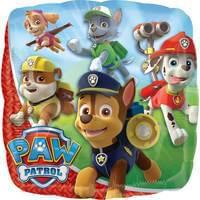 18" Paw Patrol Foil Square Balloon (1 Count) - Set With Style