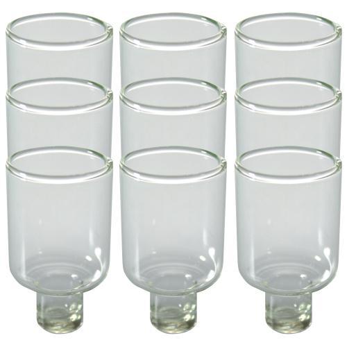 Nine Glass Oil Cups 5cm