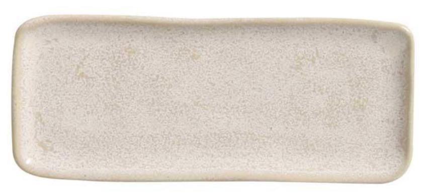 Latte Juta Stoneware Rectangular Platter (1 Count)